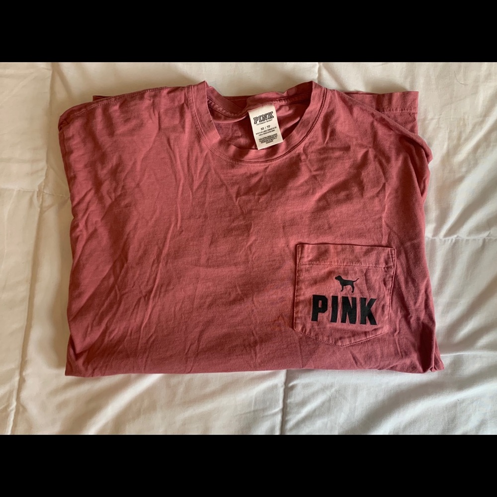 Pink long sleeve top